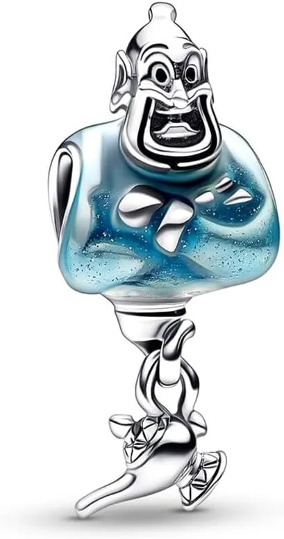 10 Pack Silver Bead Charms for Bracelets and Necklaces Charm for Woman Dangle Pendant Beads Set