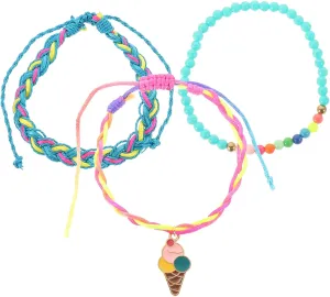 1set Handmade Bohemian Woven String Bracelets for Teen Girls Friendship Jewelry Birthday Holiday Stylish for Everyday Wear