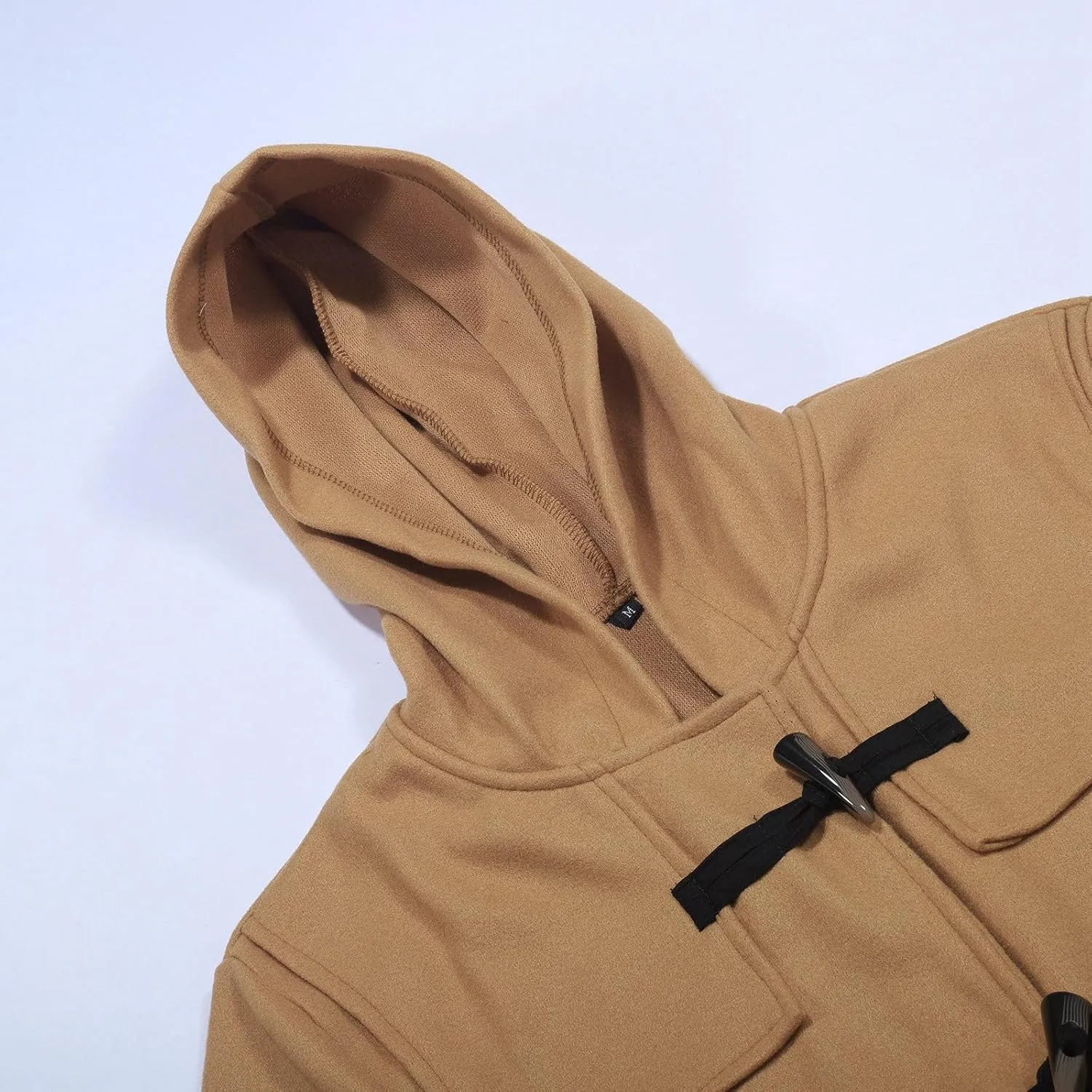 2024 New Men's Trench Coat Slim fit Double Breasted Belted Windbreaker Lapel Long Jacket Casual Windproof Overcoat