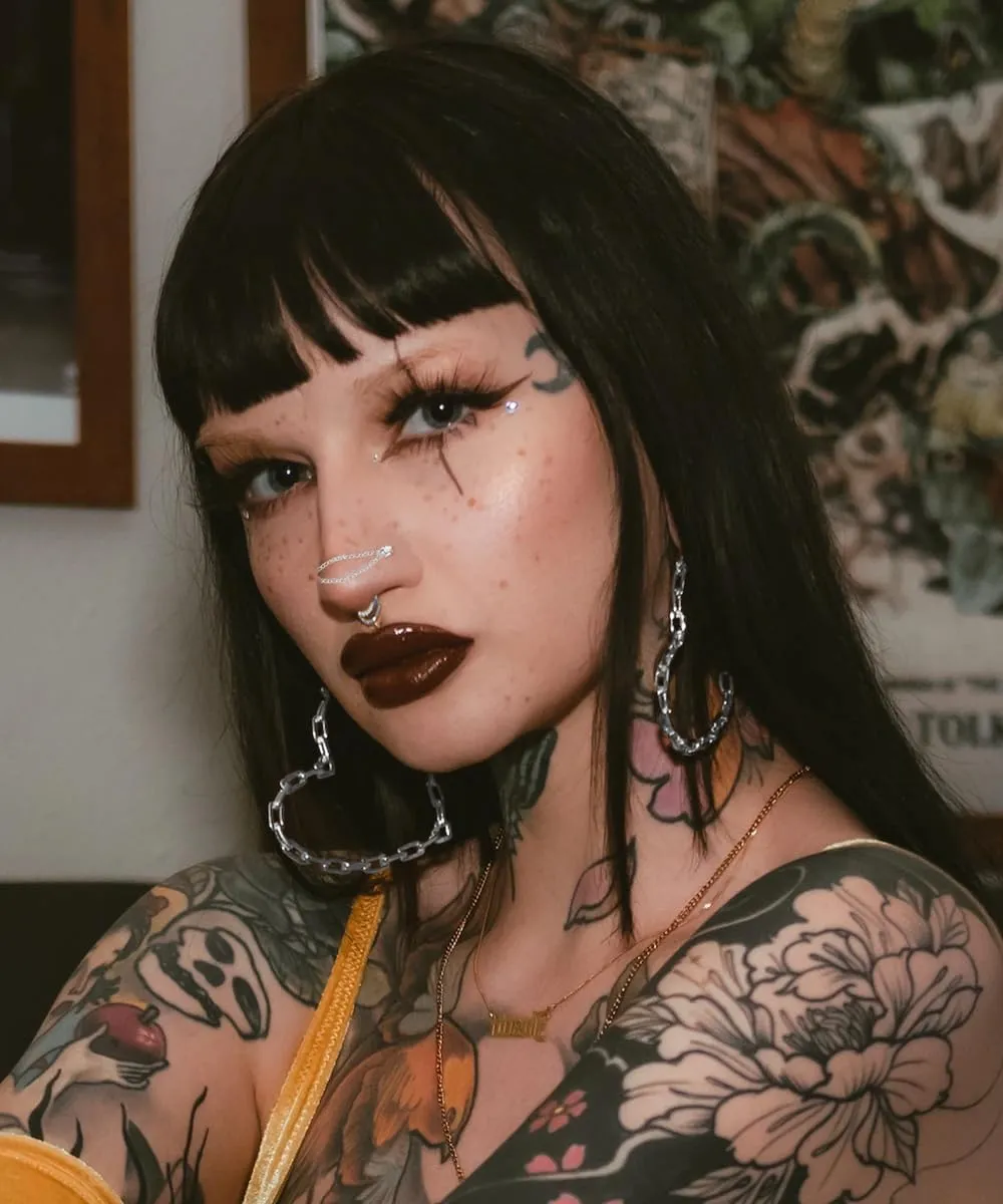 22Pcs 20G Surgical Steel Nose Ring Chain Nose Ring Stud for Women Men Double Nose Chain Piercing Across Nose Spike Ball CZ Nose Studs Nostril Piercing Jewelry