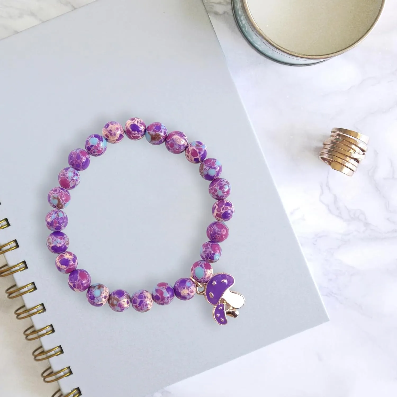 Beaded Bracelets for Women, Natural Stone Bracelets, Gemstone bracelet, Stretch Bracelets for Women Gifts for Women