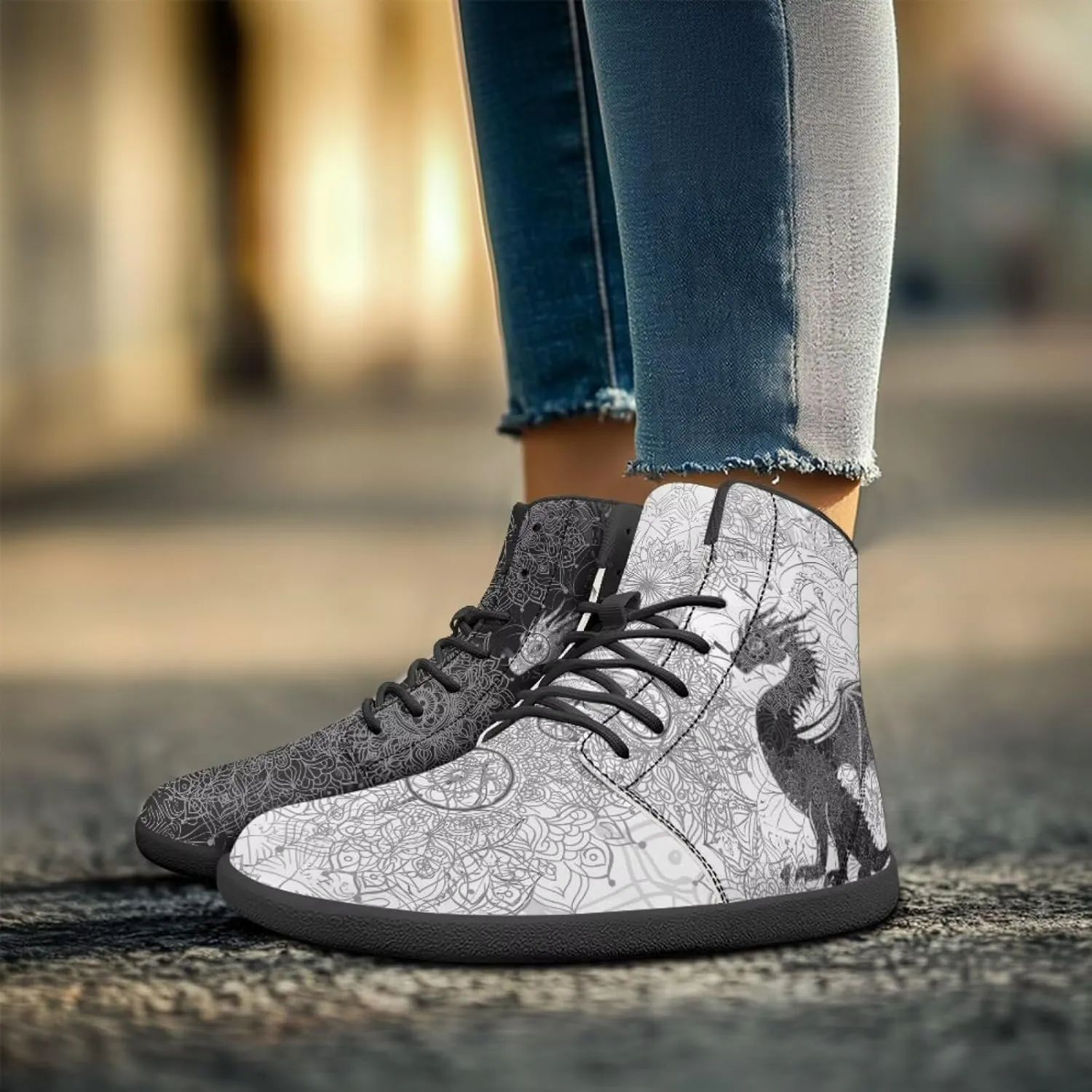 Binienty Barefoot Minimalist Shoes Mens Womens Wide Toe Cross Trainer Zero Drop Lace Up Sneakers