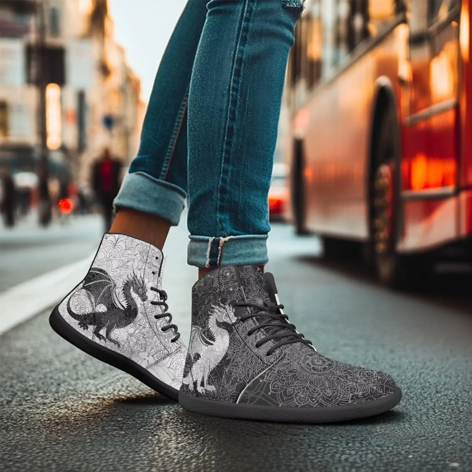 Binienty Barefoot Minimalist Shoes Mens Womens Wide Toe Cross Trainer Zero Drop Lace Up Sneakers