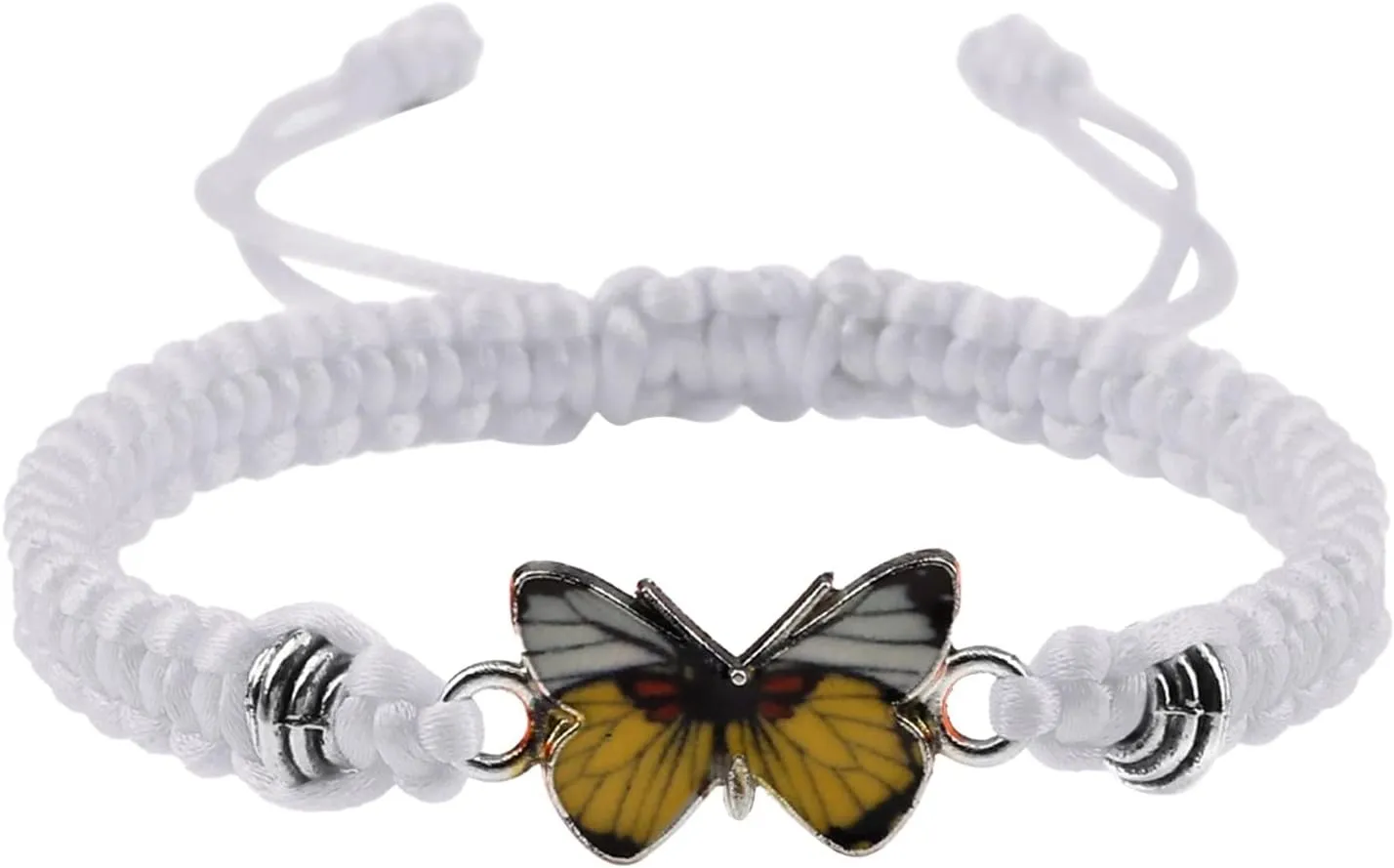 Bracelets for Women Gifts for Women Butterfly Charm Bracelet Adjustable String Butterfly Friendship Bracelets Cute Hand Woven Bracelets Valentines Day Gifts