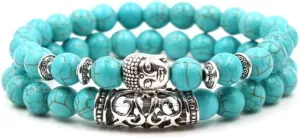 Buddha Bracelet Women Sets Stretch Bead Wraps Lucky Friendship Minimalism Anniversary Birthday Christmas