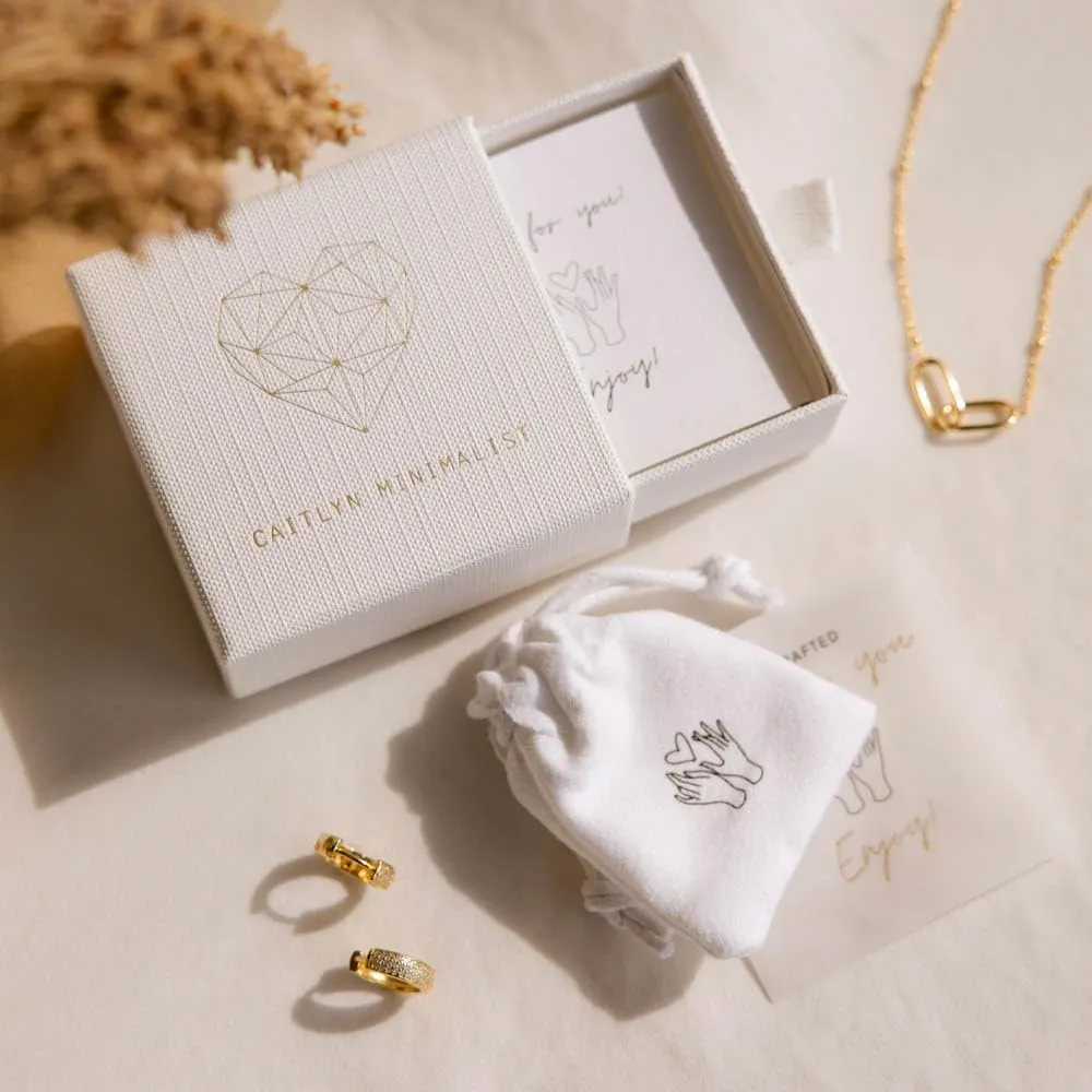 CAITLYNMINIMALIST Dainty 18K Gold Sterling Silver Opal Diamond Dainty Charm Necklace Gift for Her