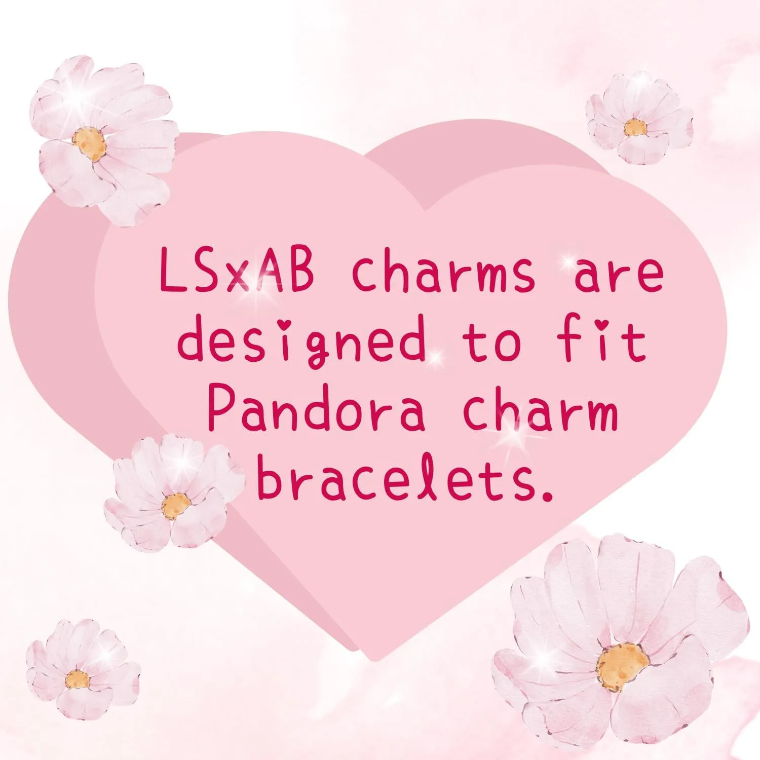 Charm for Bracelets Mother Son Daughter Rose Gold Silver Heart Clear CZ Pendant Charm Bracelets for Mom Dad Grandma Family Love Aunt Cousin