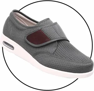 Extra Wide Edema Swollen Slippers - Breathable Casual Athletic Sneakers for Men - Slip-On Comfort Walking & Running Shoes