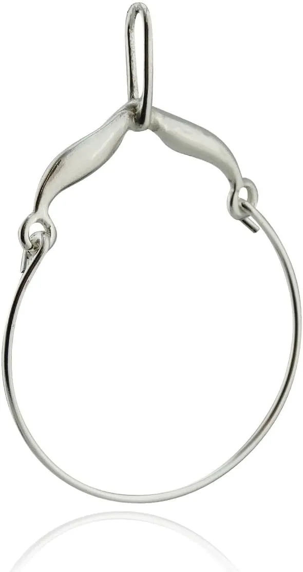 FashionJunkie4Life Dainty Charm Holder Necklace | 18" Chain Pendant Necklace For Women