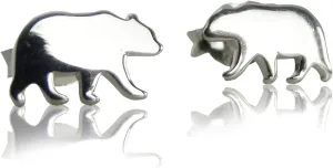 FashionJunkie4Life Sterling Silver Animal Stud Earrings with Butterfly Backs
