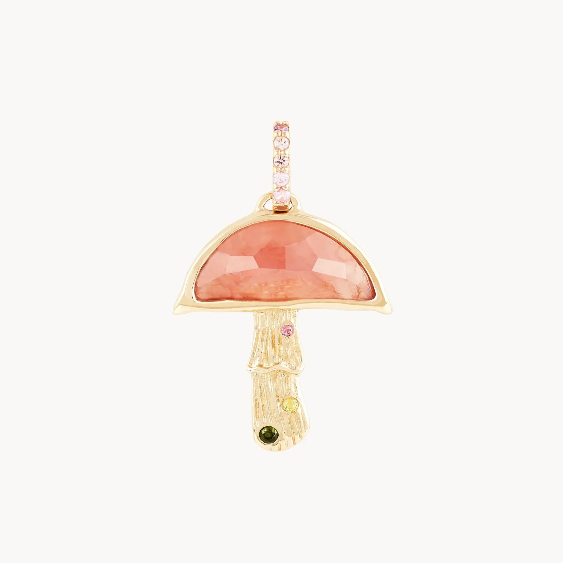 First Blush Mushroom Charm (10k Gold)