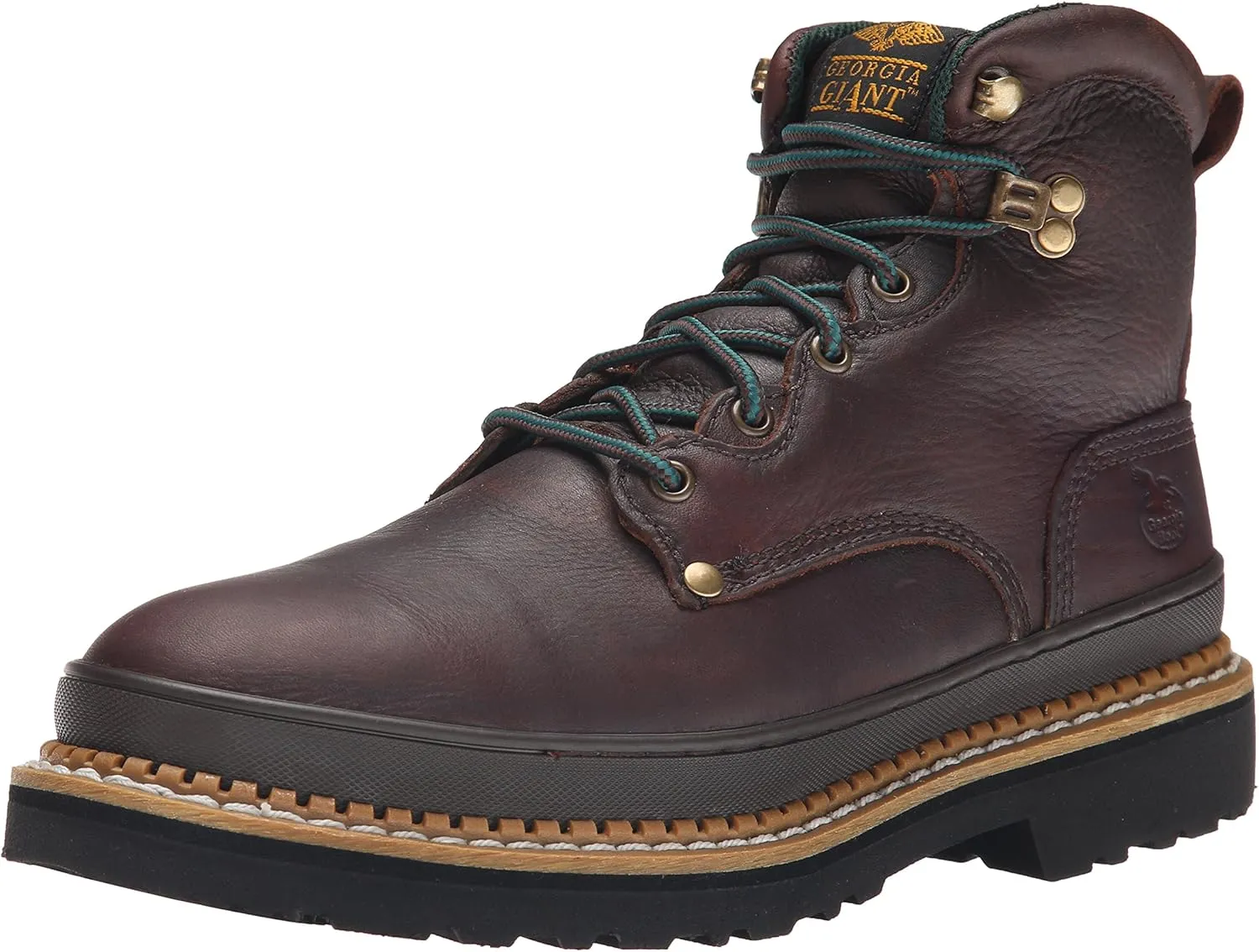 Georgia Boot Men's Georgia Giant G6374 Work Boot,Brown,9.5 W