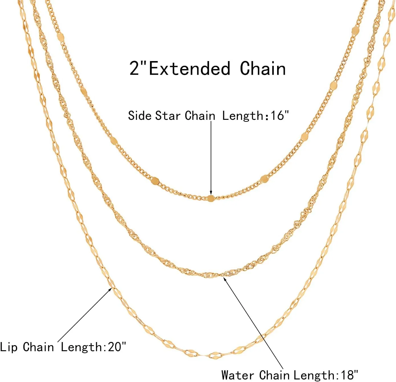 Gold Snake Bone Chain - Dainty Herringbone Necklace, Thin Gold Chain, Personalized Fashionable Classic Bead Charm Trend Jewelry