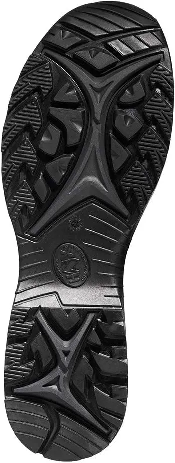 HAIX Black Eagle Athletic 2.0 T High Side Zip Boots For Men - Anti-Slipe Sole, Ankle Protection, Black Tactical Boots For Men