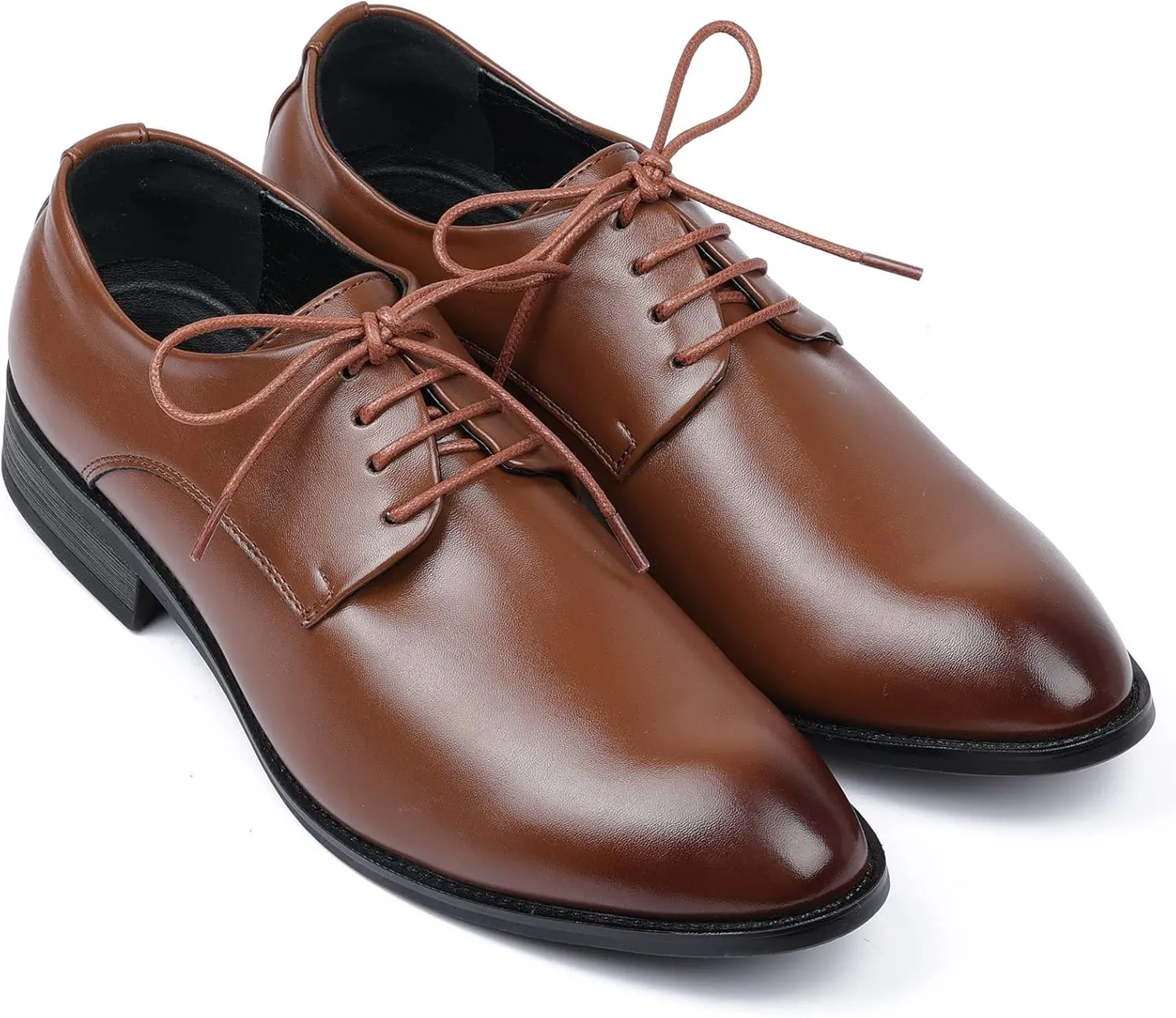 Handshop 3 Pairs Dress Shoe Laces | 3/32" Thin Round Waxed Shoelaces | 15 Colors in 23"- 63"