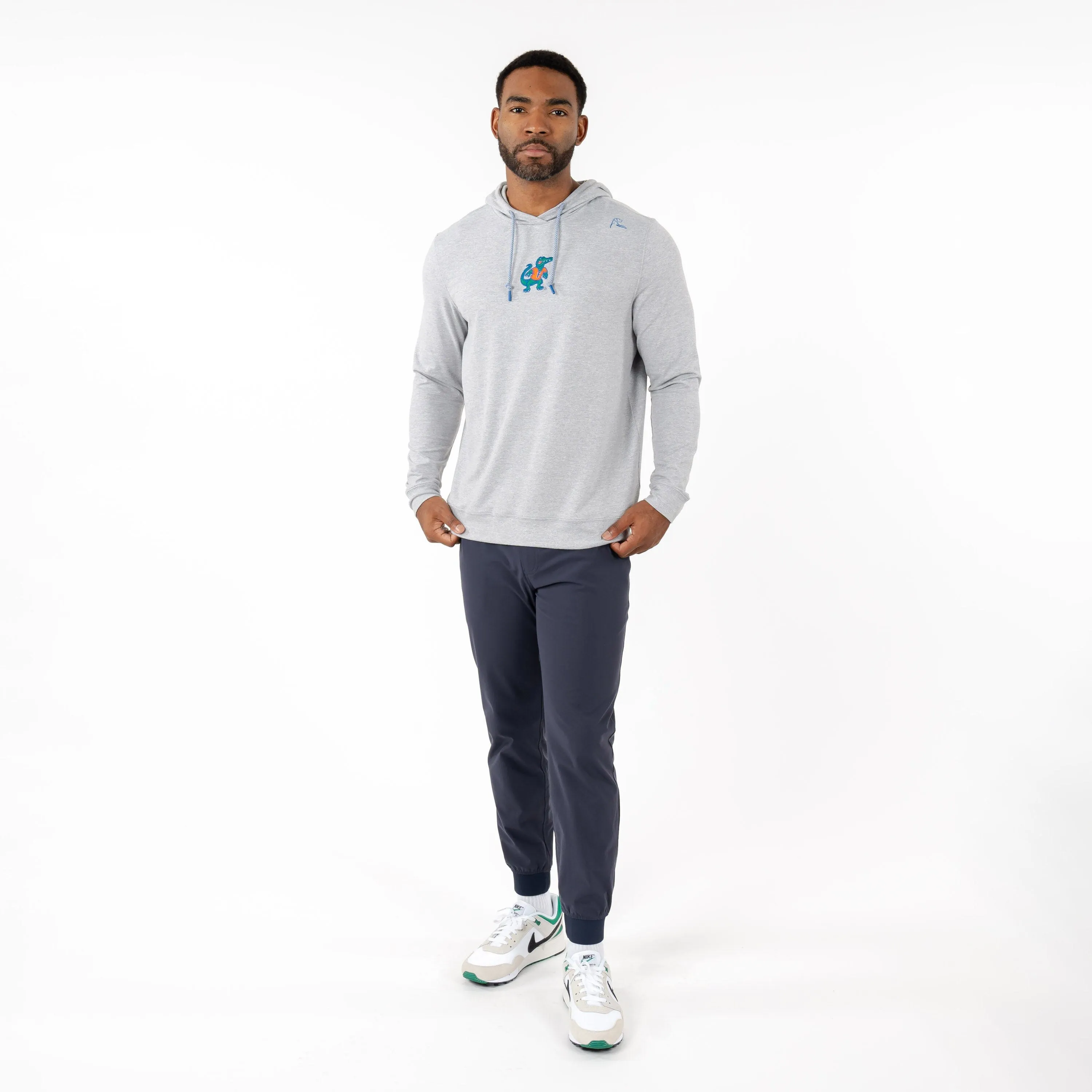 Hesi Collegiate Hoodie - Florida | Heather - Stainless Steel/White - Florida - 1