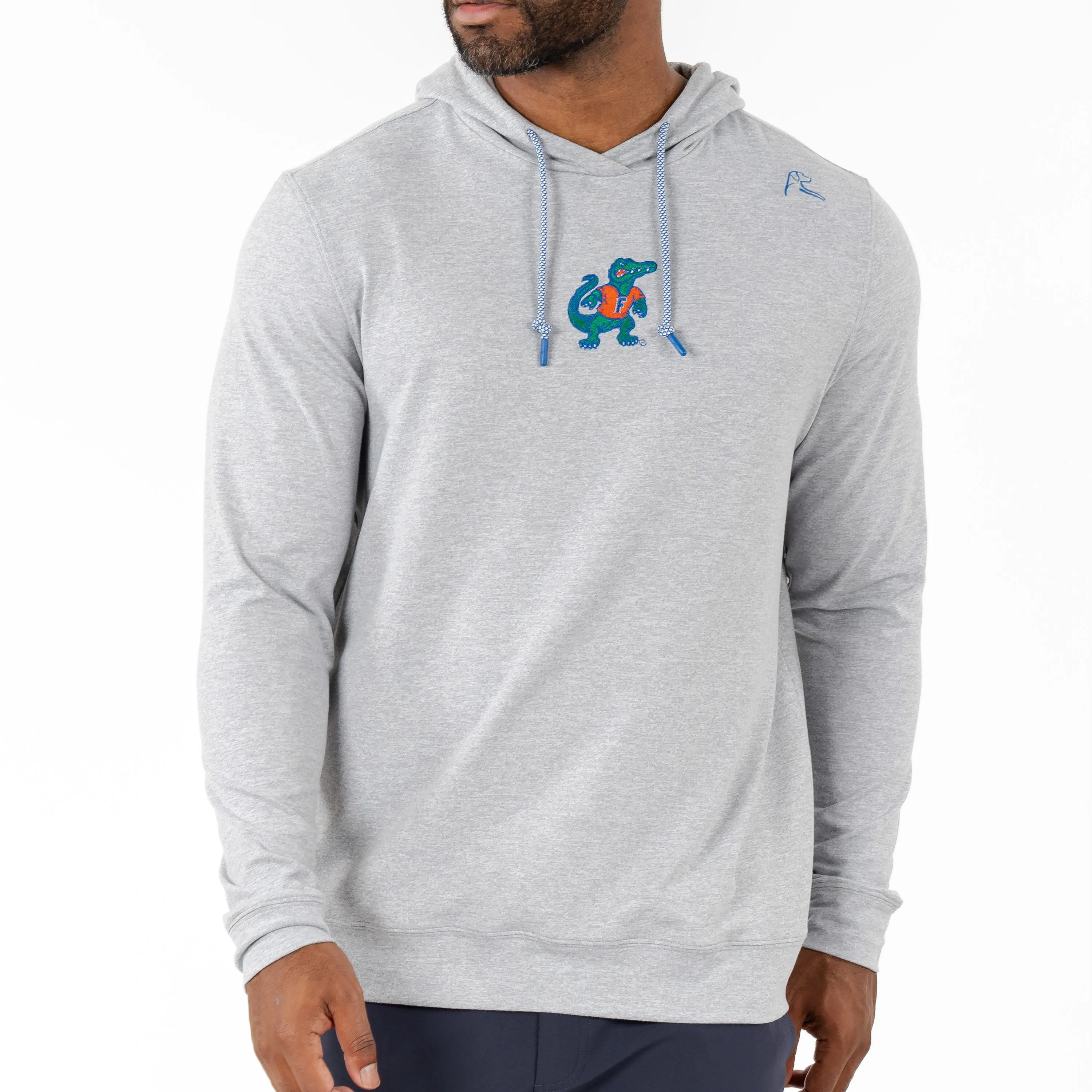 Hesi Collegiate Hoodie - Florida | Heather - Stainless Steel/White - Florida - 1