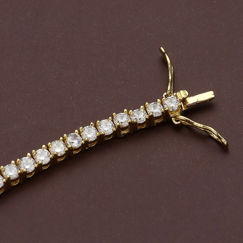 iLLASPARKZ CZ Stone Cushion Tennis Bracelet