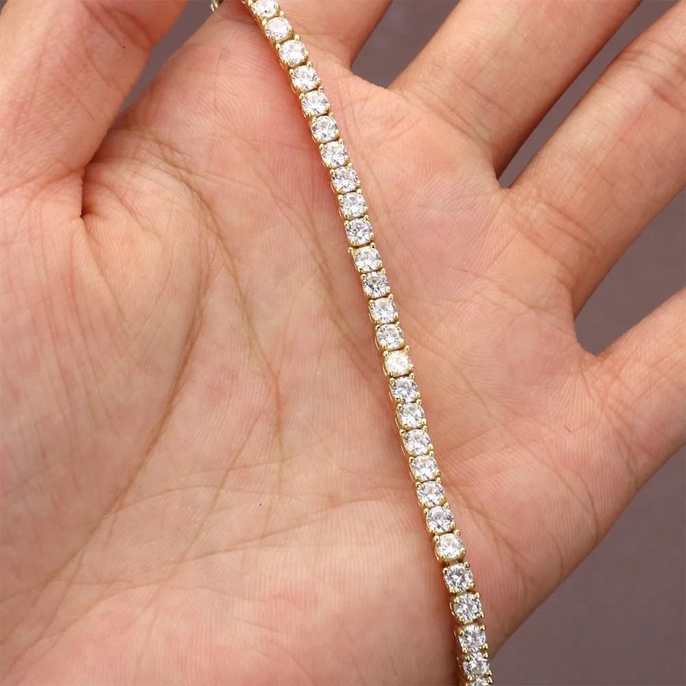 iLLASPARKZ CZ Stone Cushion Tennis Bracelet