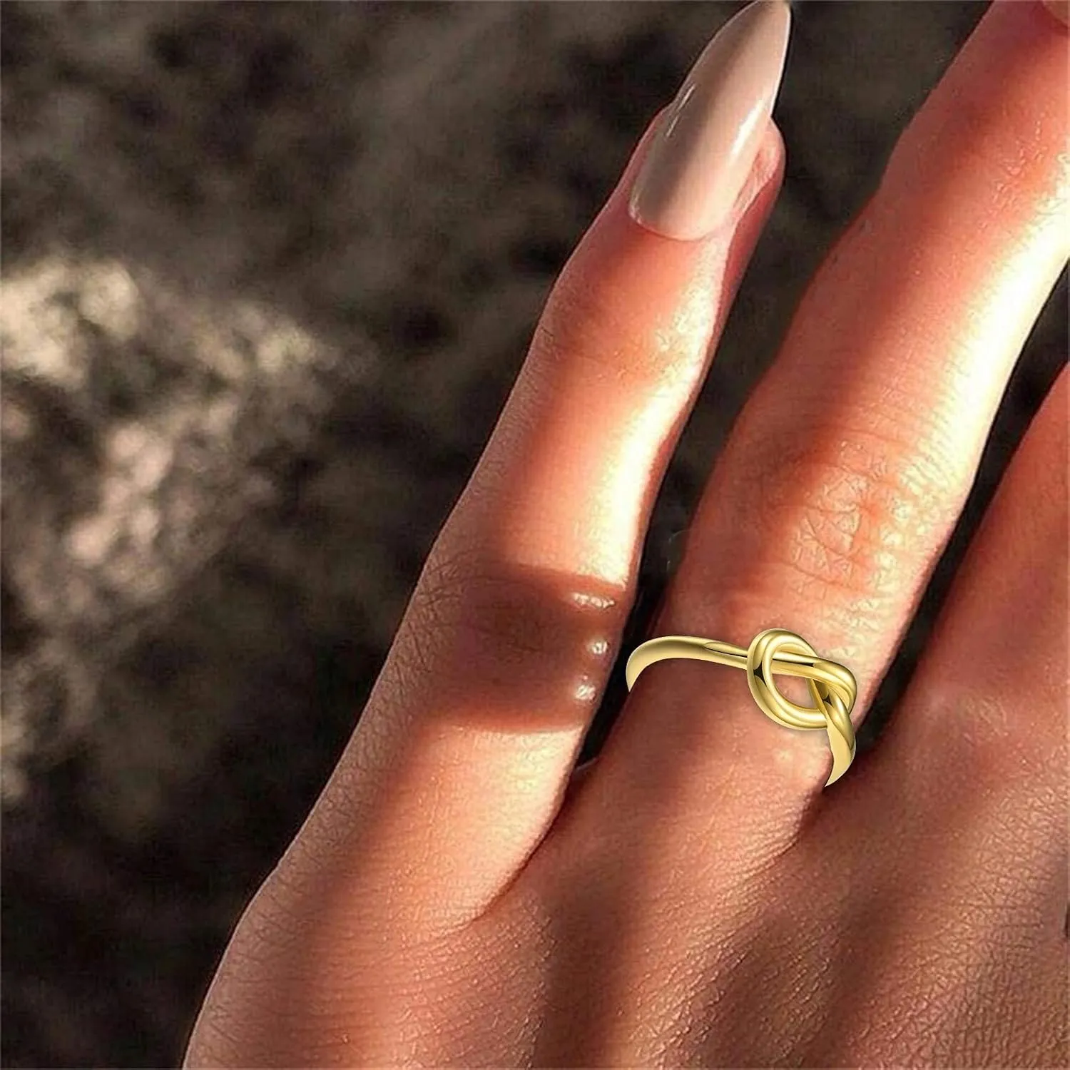 Infinity Promise Ring for Her,S925 Sterling Silver CZ Rings for Women Dainty Friendship Rings Eternity Promise Wedding Bands