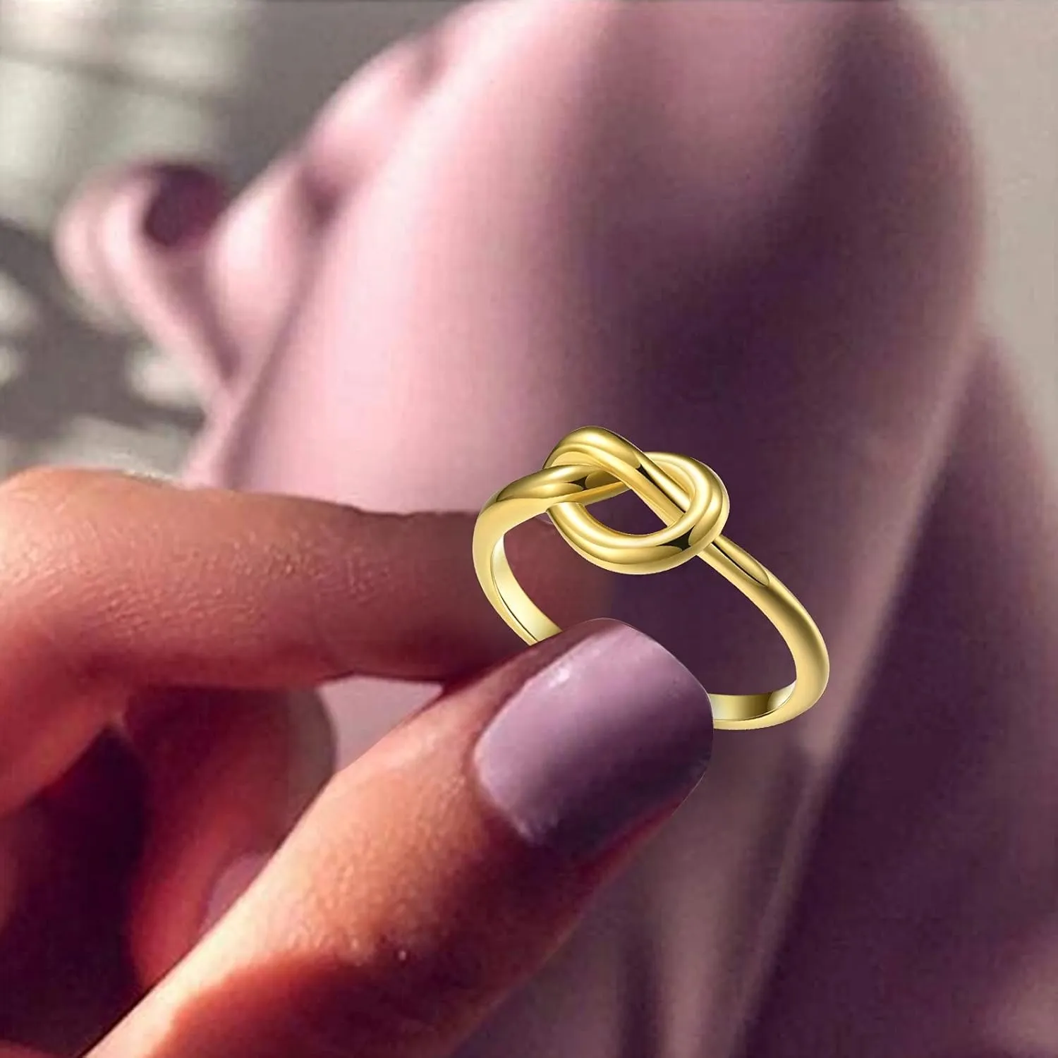Infinity Promise Ring for Her,S925 Sterling Silver CZ Rings for Women Dainty Friendship Rings Eternity Promise Wedding Bands