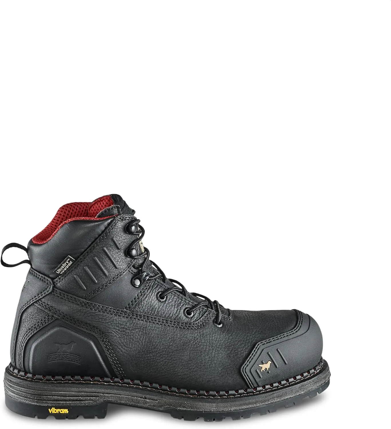 Irish Setter, Edgerton XD, Mens, 6", Waterproof, Non-Metallic Safety Toe, Work Boot