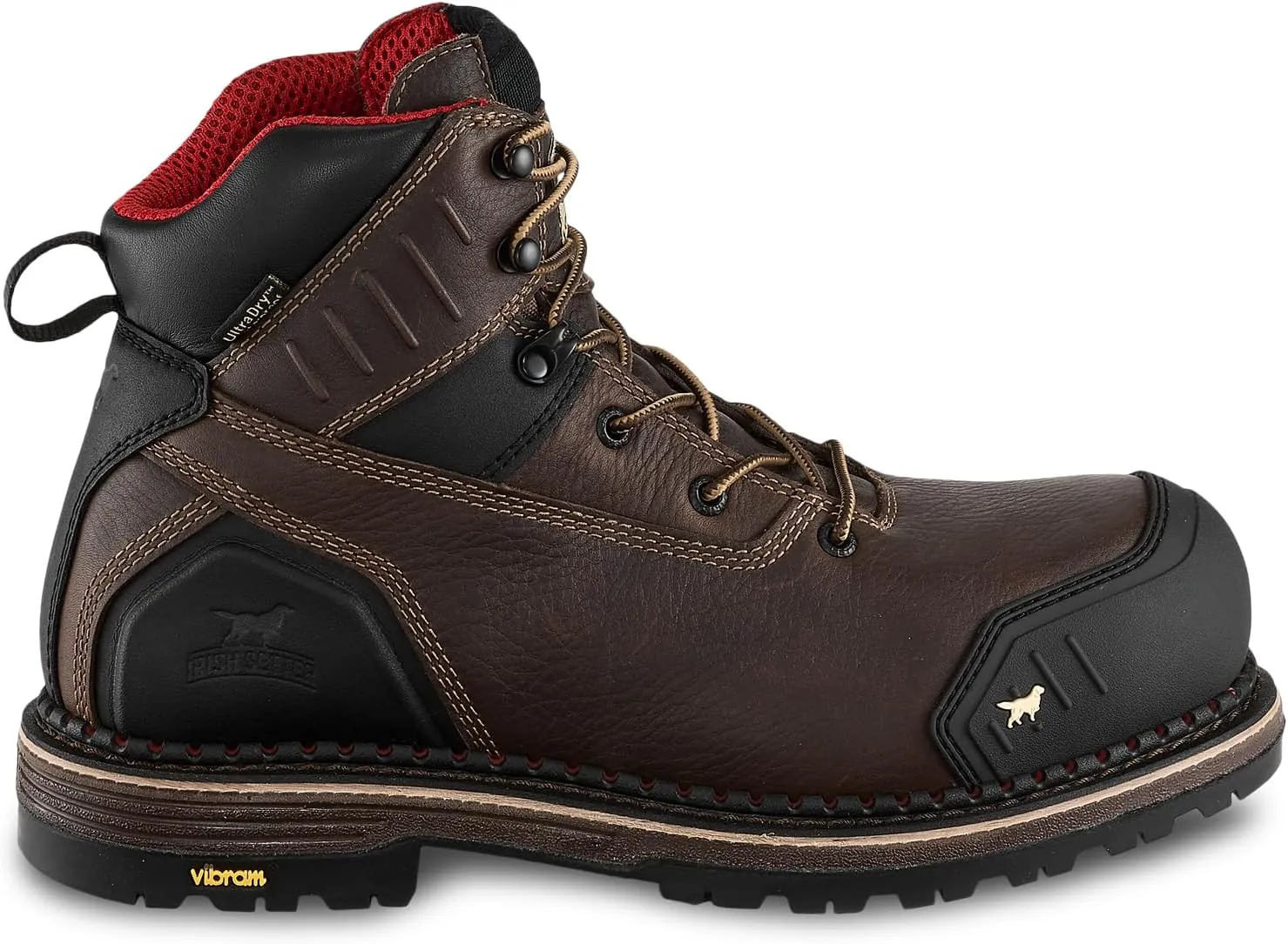 Irish Setter, Edgerton XD, Mens, 6", Waterproof, Non-Metallic Safety Toe, Work Boot