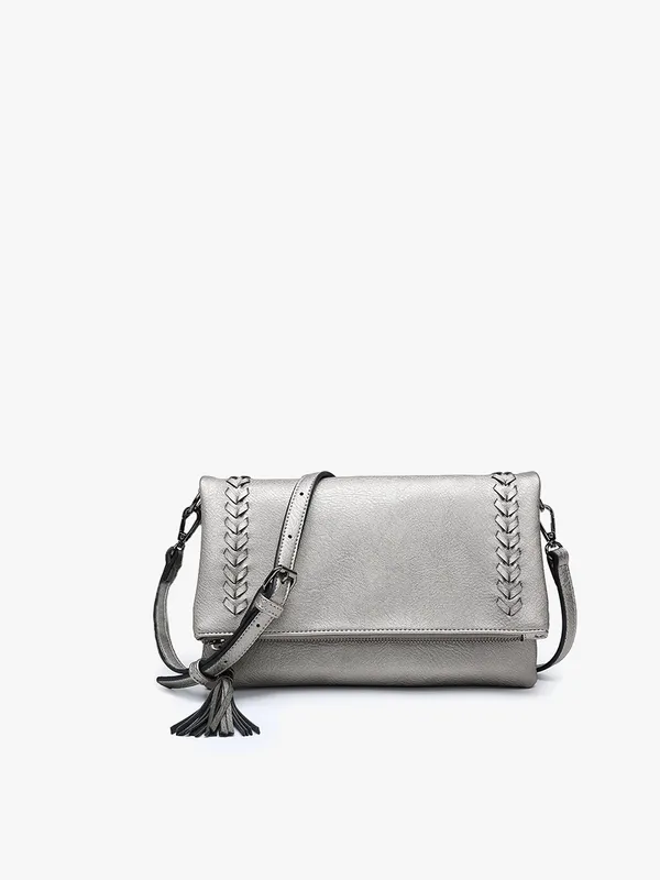 Isadora Whipstitch Crossbody w/ Tassel Zip