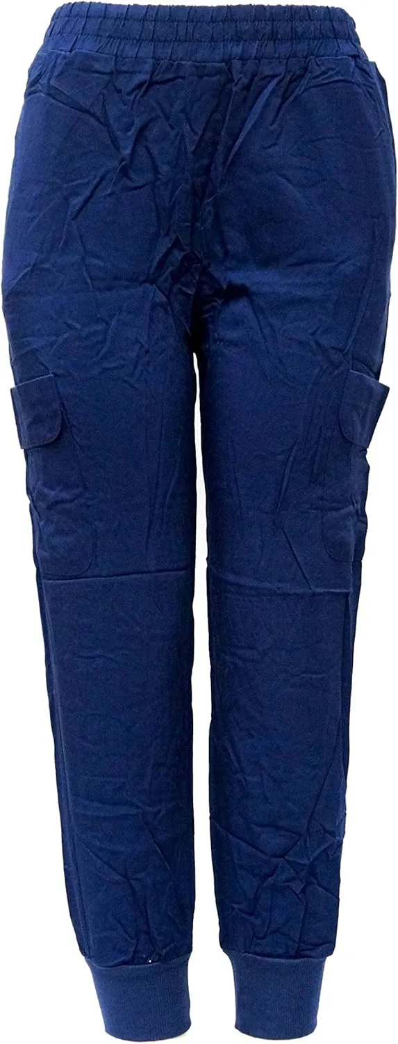 Jack David/Wax Jeans/Lucy Jeans Women's Cargo Pants Stretch Solid Casual Skinny
