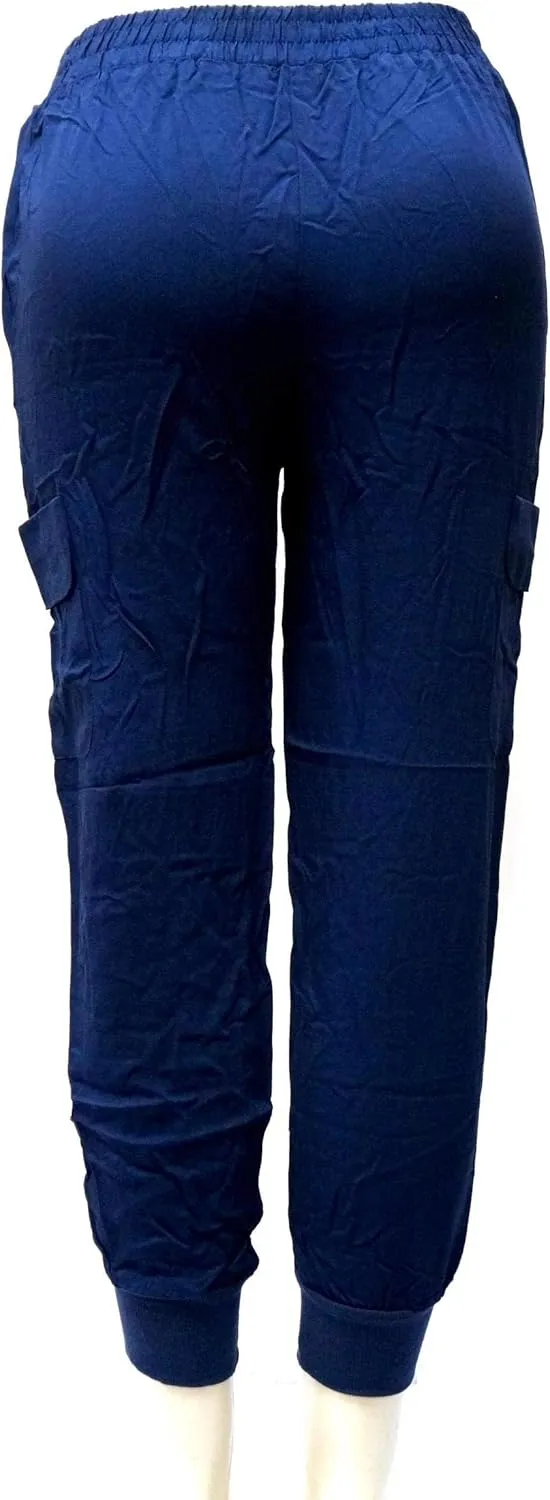 Jack David/Wax Jeans/Lucy Jeans Women's Cargo Pants Stretch Solid Casual Skinny