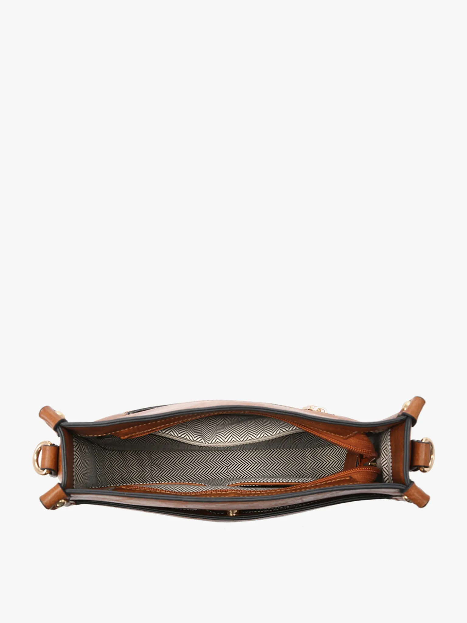 Jen & Co. Chloe Crossbody with Guitar Strap  Petunia