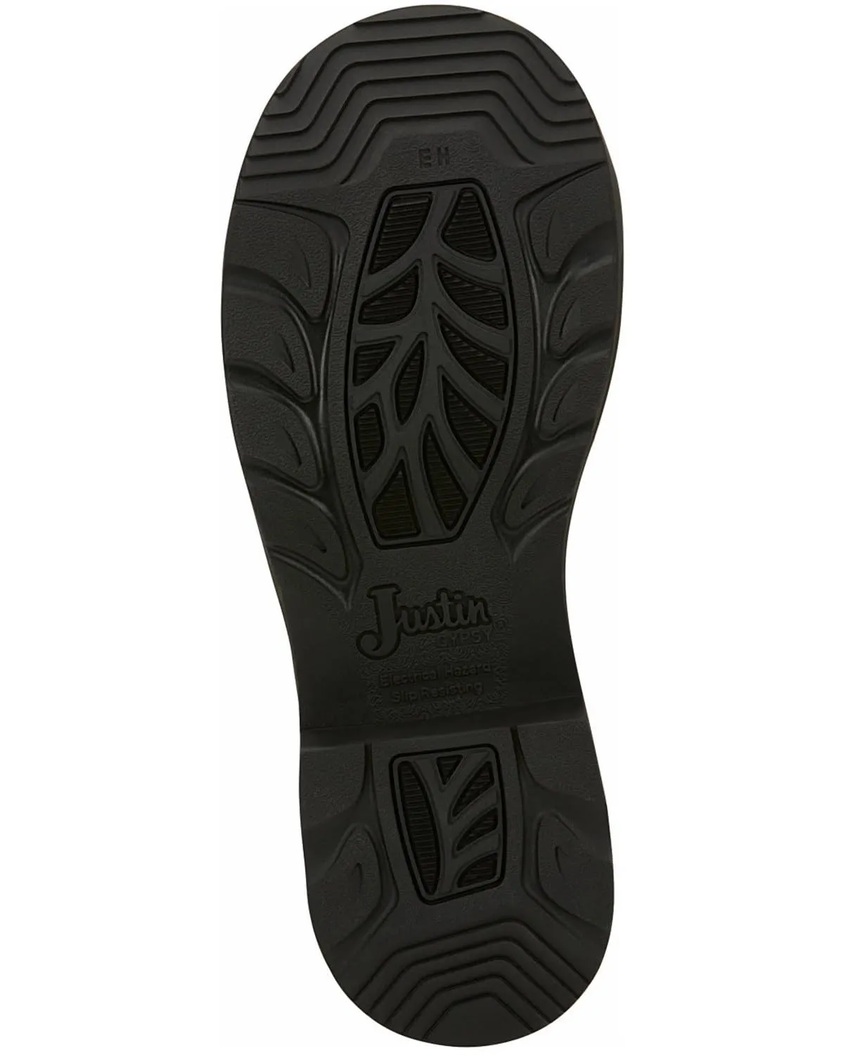Justin Women's Wanette Western Work Boot Steel Toe Distressed Brown 5 M