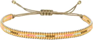 KELITCH Crystal Nail Miyukyi Beads Wax Rope Bracelets Friendship Bracelets for Women New Summer Charm Bracelets