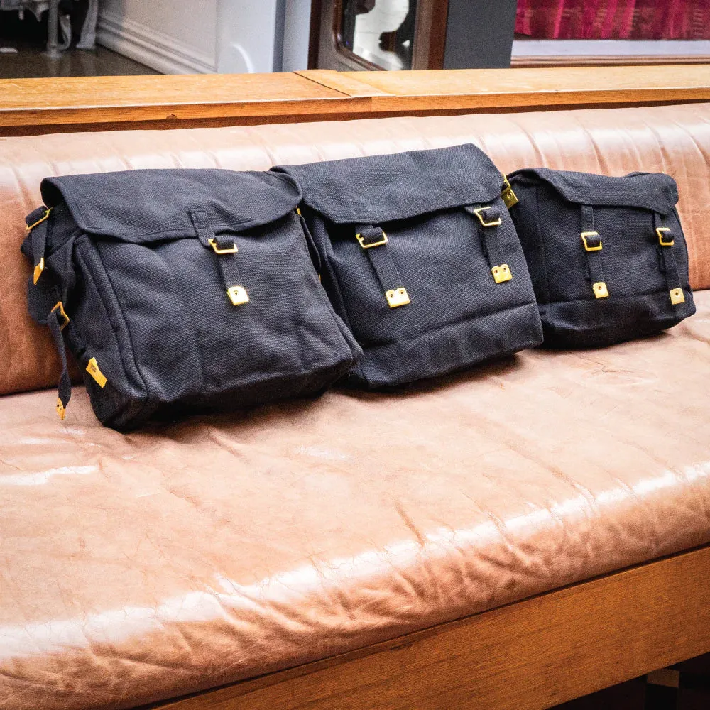 Large Canvas Haversack - Black