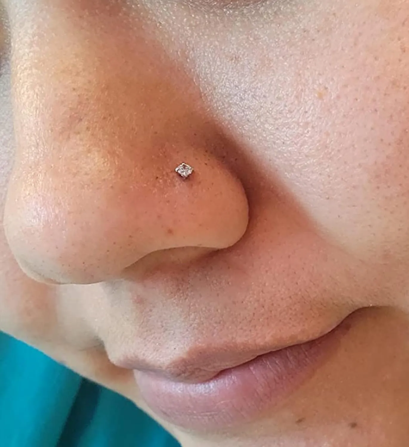 Longita 20g Nose Rings Hoop L Shape Nose Studs Stainless Steel Nose Screw Bone Flat Top Diamond Opal Heart High Nostril Piercing Jewelry Silver Rose Gold Black Pack for Women Men
