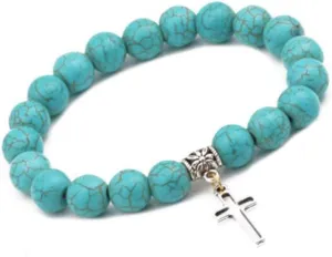 Lucky Family Tree Owl Flower Turtle Bracelets Animal Charm Turquoise Bohemian Jewelry for Women
