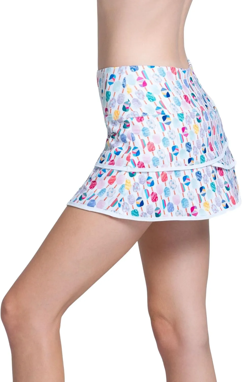 Lucky In Love Scallop Tennis/Pickleball/Paddle Skirt