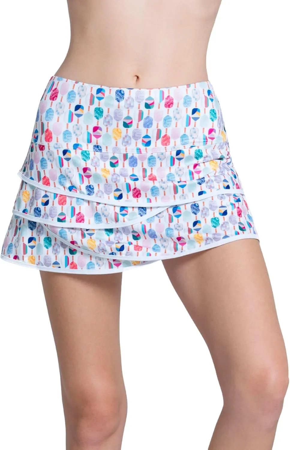 Lucky In Love Scallop Tennis/Pickleball/Paddle Skirt