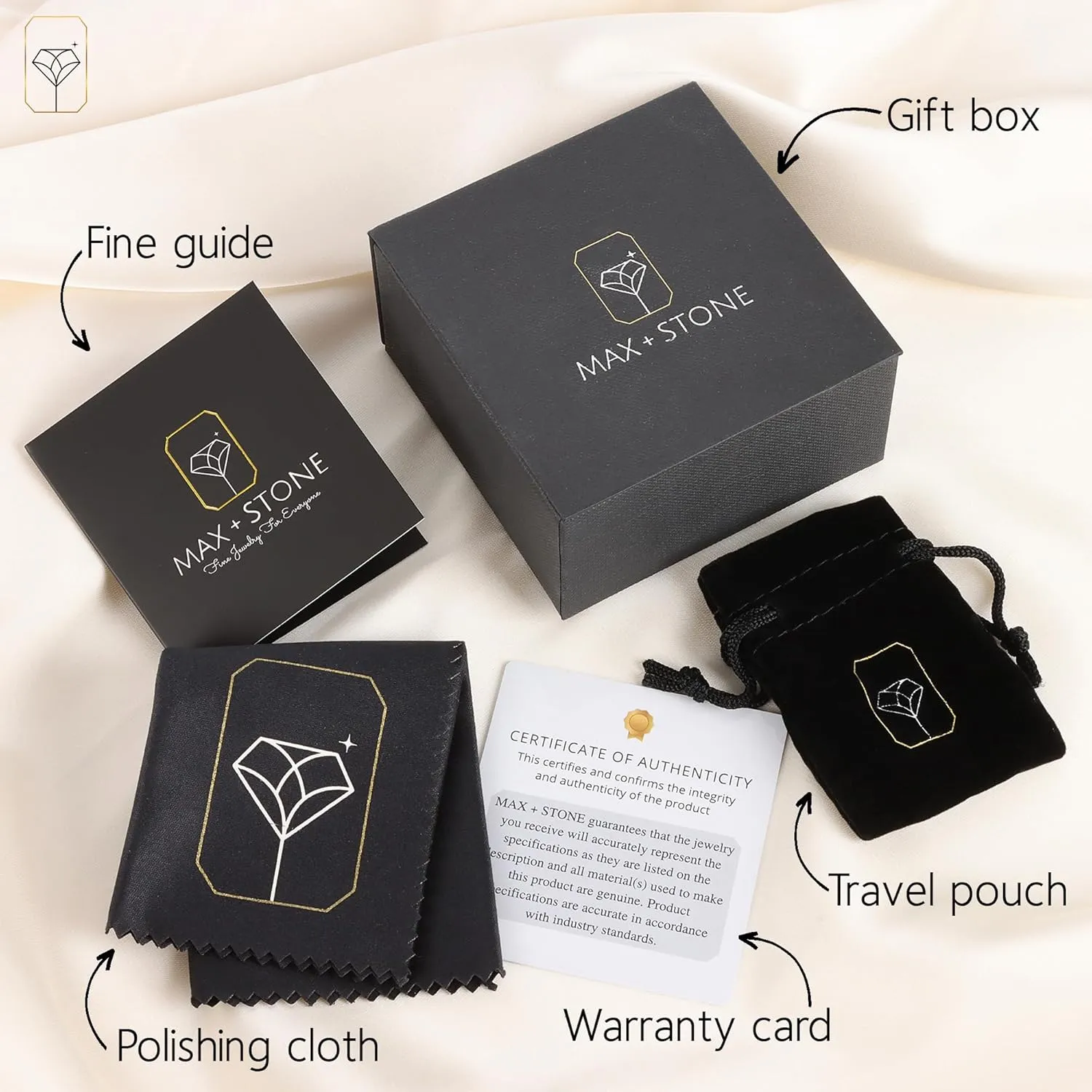 MAX   STONE 14k Gold Round Stud Gemstone Earrings - 6mm Birthstone, Real Gold Gemstone for Women