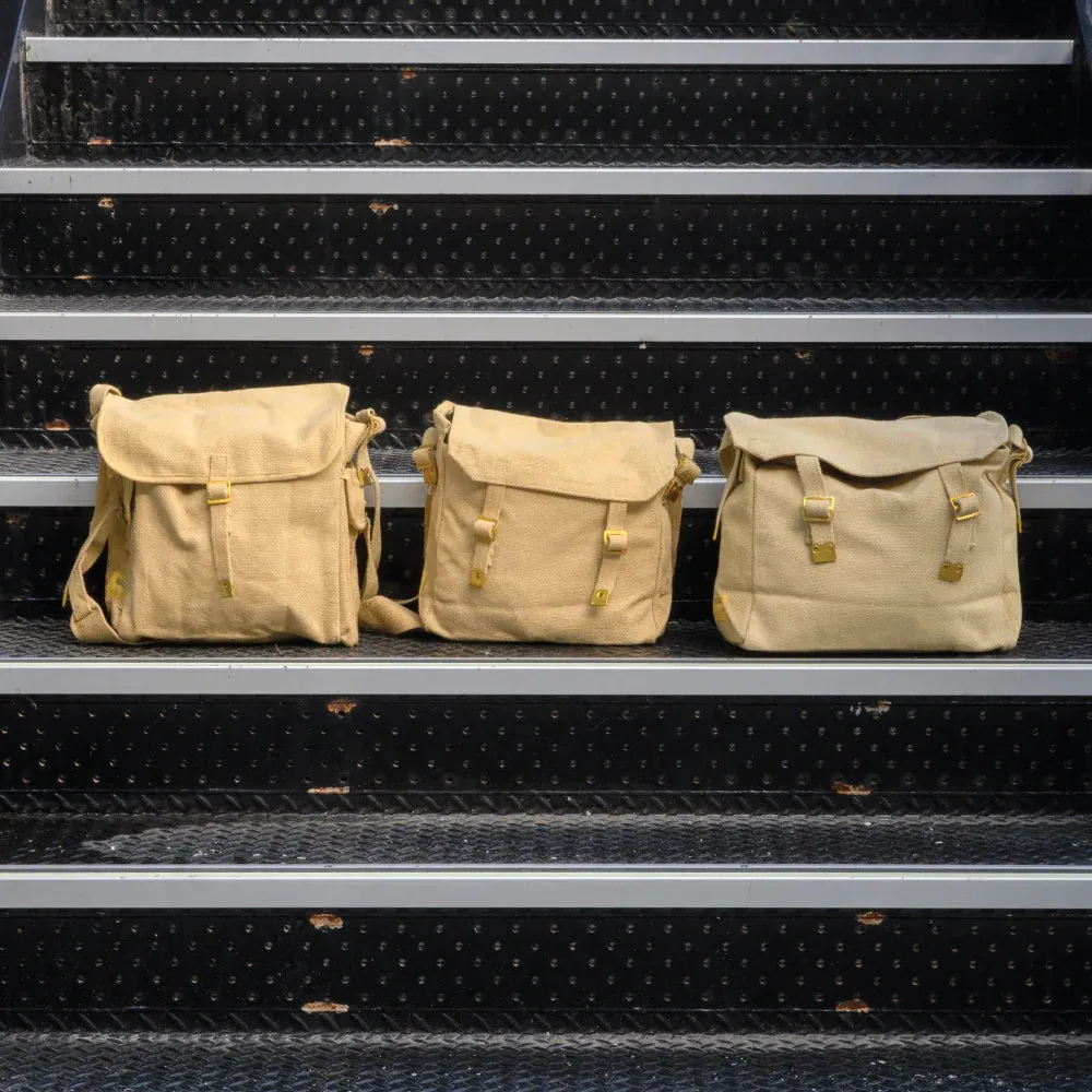 Medium Canvas Haversack - Khaki