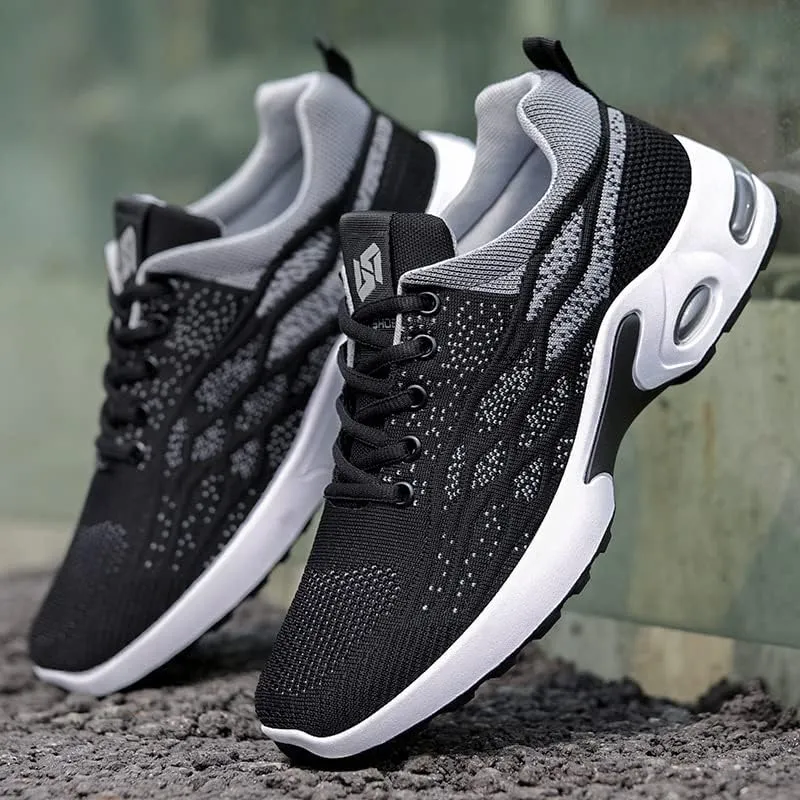 Men's Breathable lace-up Soft-Soled Sports Shoes are Lightweight and Casual for Daily Outdoor Running