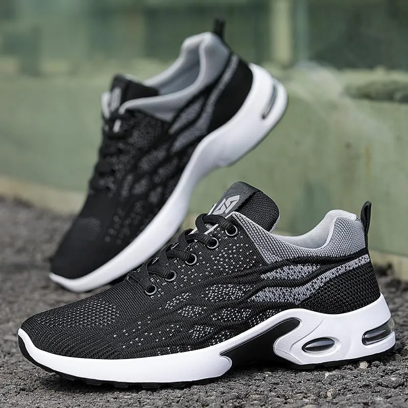 Men's Breathable lace-up Soft-Soled Sports Shoes are Lightweight and Casual for Daily Outdoor Running