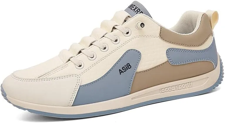 Men's Fashion Sneakers - Casual Low-Top Lace-Up Shoes, Ideal for All Seasons
