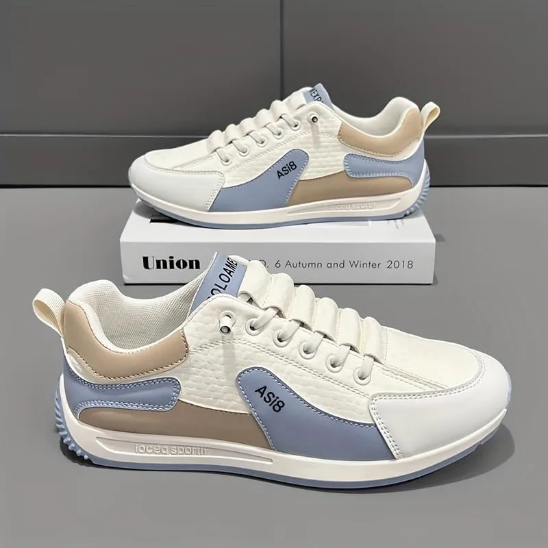 Men's Fashion Sneakers - Casual Low-Top Lace-Up Shoes, Ideal for All Seasons
