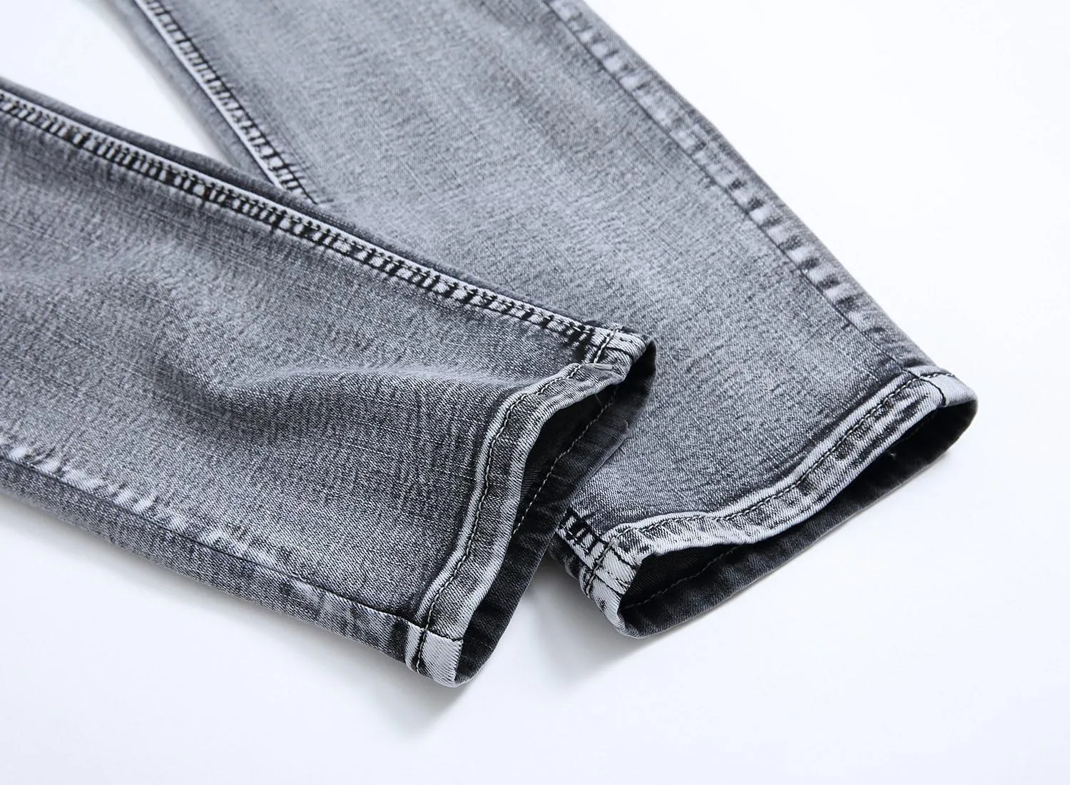 Men's Jeans Skinny Slim Fit Stretch Jeans for Men Denim Washed Pants