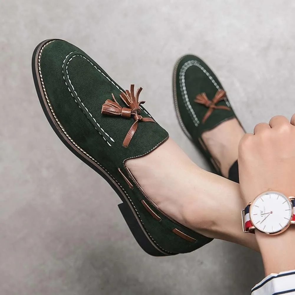 Men's Oxford Leather Dress Shoes Genuine Leather Shoes Comfort Loafers