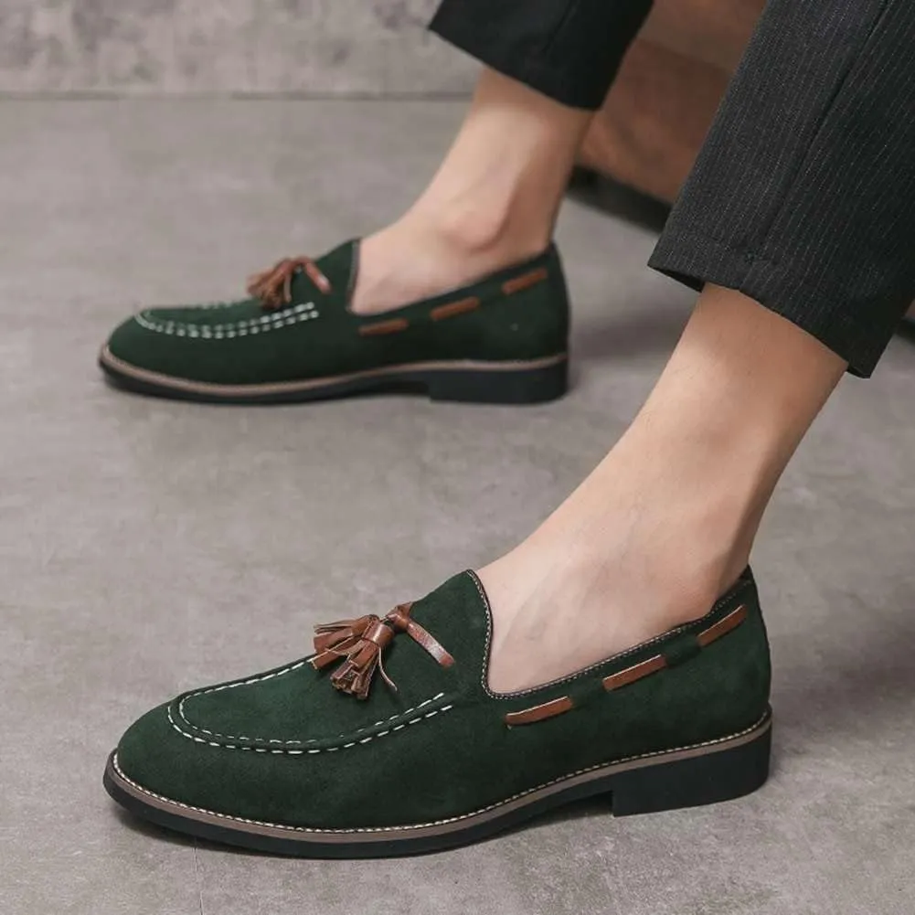 Men's Oxford Leather Dress Shoes Genuine Leather Shoes Comfort Loafers