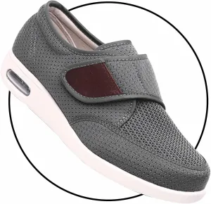 Men's Slip-On Loafers for Swollen Feet | Breathable Lightweight Casual Moccasin Sneakers | Comfortable Driving & House Shoes