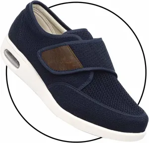 Men's Slip-On Loafers for Swollen Feet | Breathable Lightweight Casual Moccasin Sneakers | Comfortable Driving & House Shoes