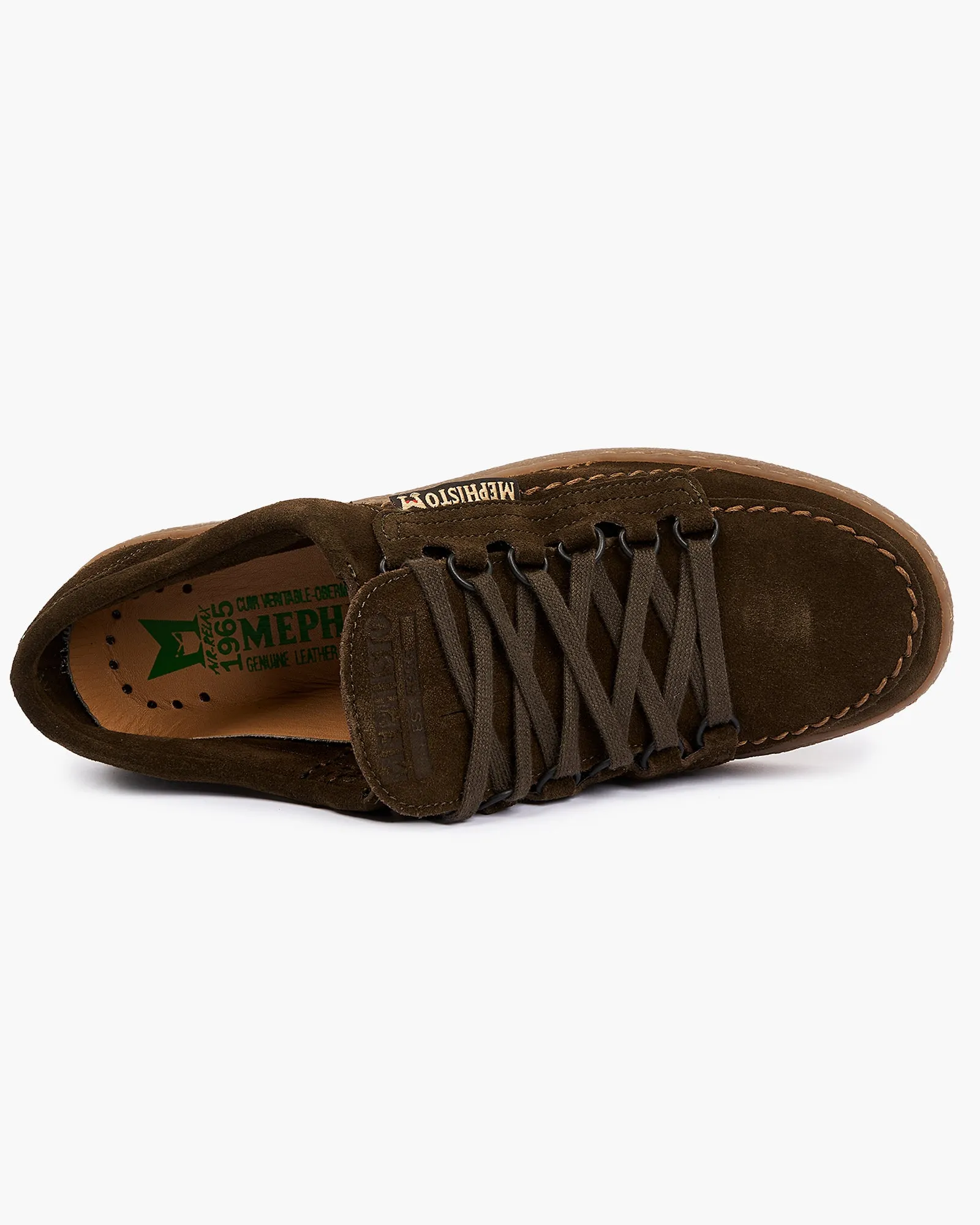 Mephisto Rainbow Shoes - Velours / Moss
